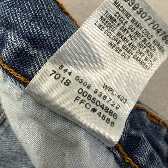 Vintage Levis 550 Relaxed Fit Jeans Men's 31x34 Blue Denim y2k Western 2008 - Picture 5 of 10